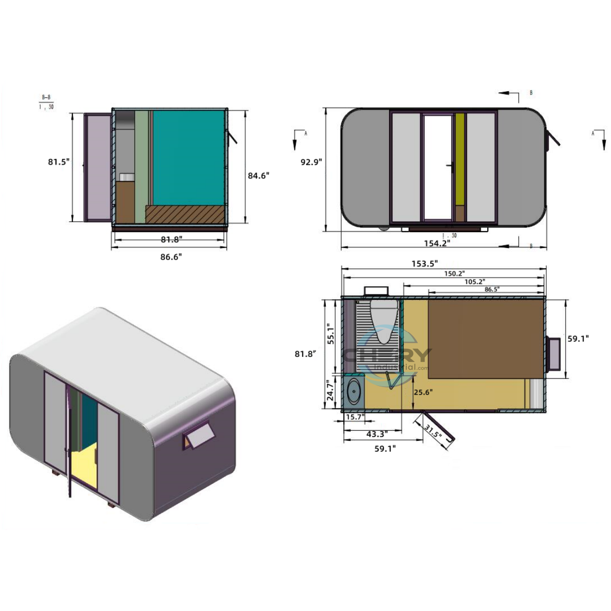 [CLEARANCE] Outdoor Living and Working Tiny House 13ft