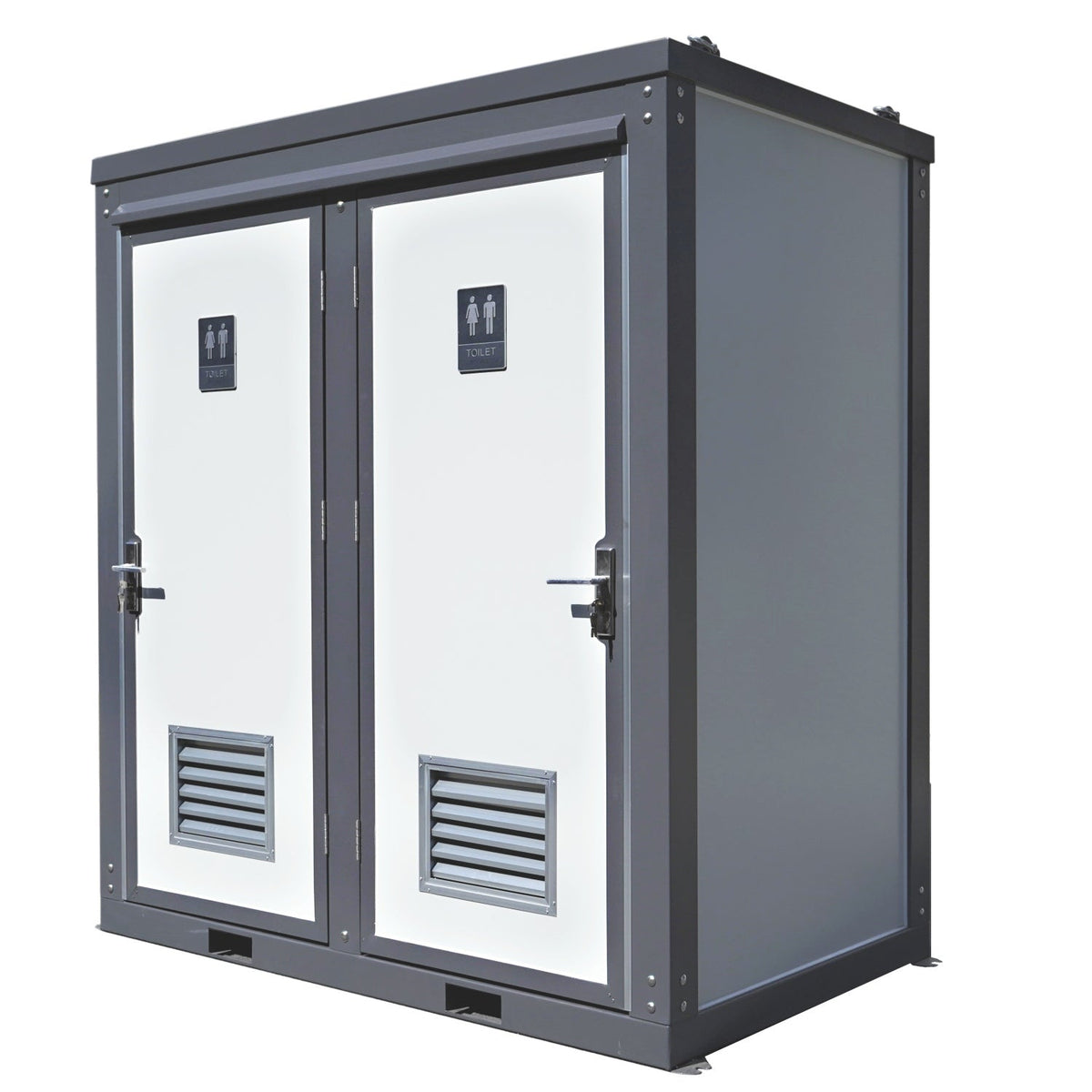 [CLEARANCE] 2 Stalls Portable Toilet with Sink