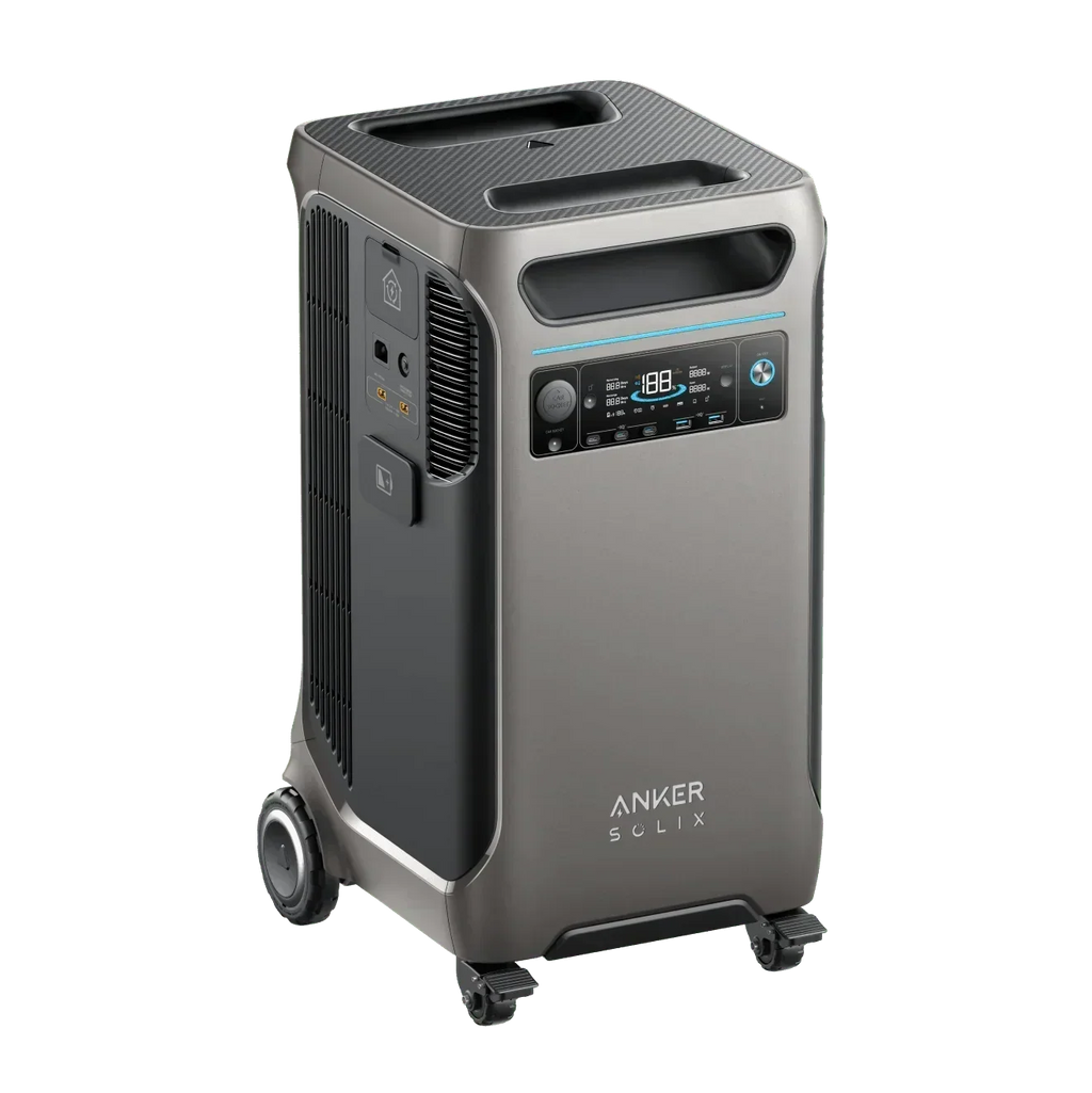 2 × Anker SOLIX F3800 Solar Generators (12kW | 7.68kWh) + Smart Home Power Kit