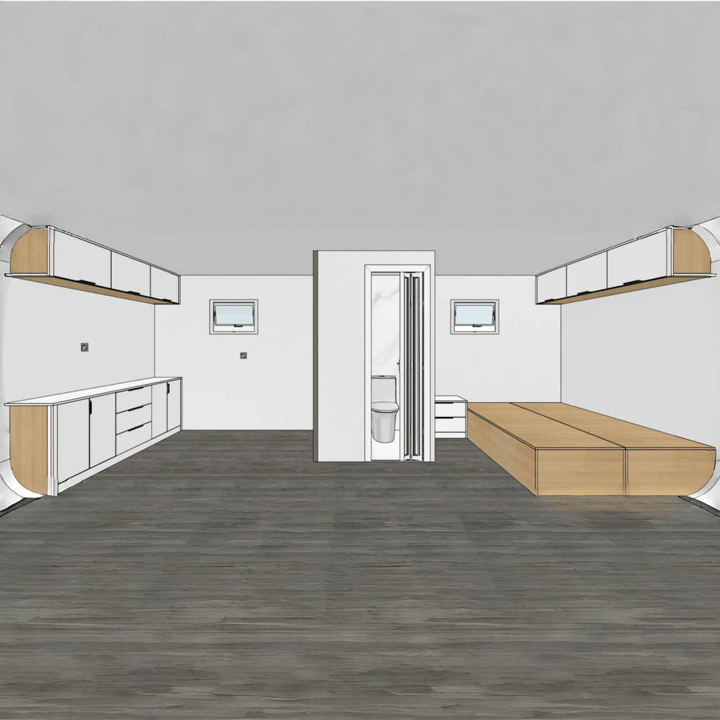 Outdoor Living and Working Tiny House 20ft A
