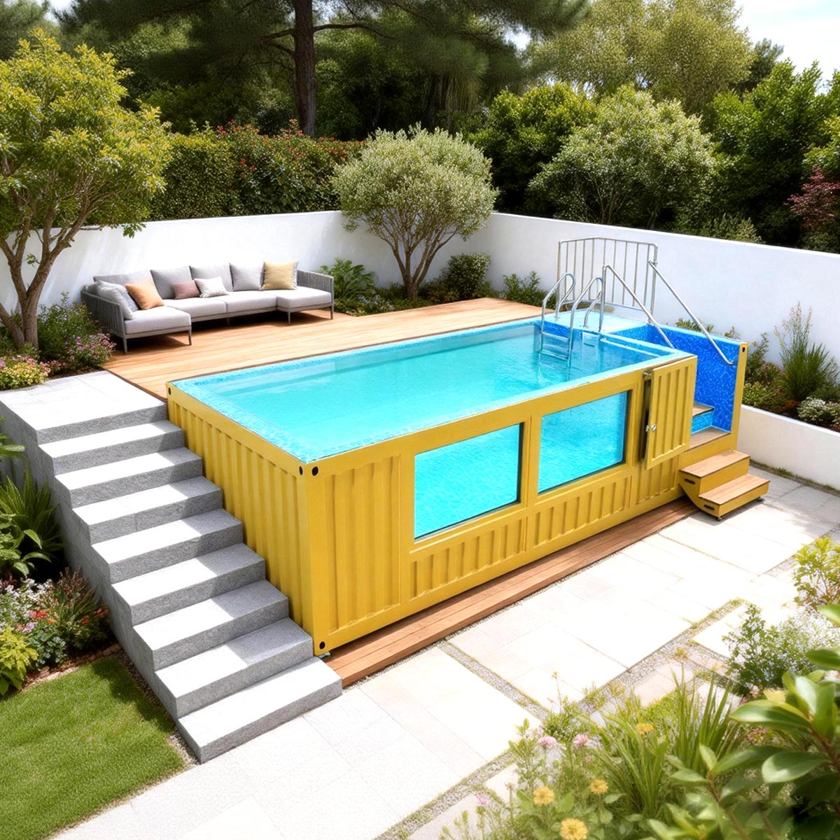 [CLEARANCE] 20ft Container Swimming Pool