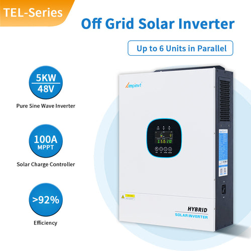 5000W 48V to 120V Solar Inverter Charger Supports Up to 6 Units in Parallel