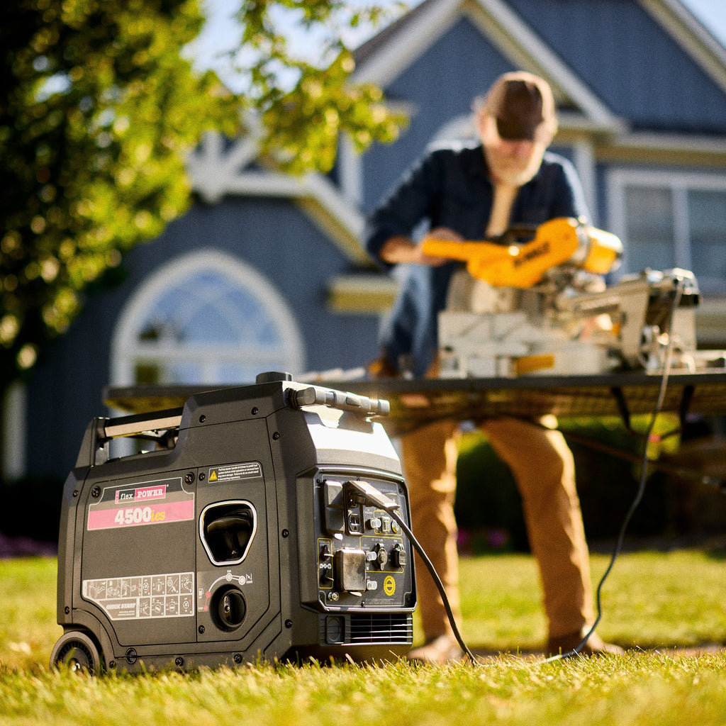 FlexPower® 4500ies Quiet Inverter Generator with Electric Start - Gas Only