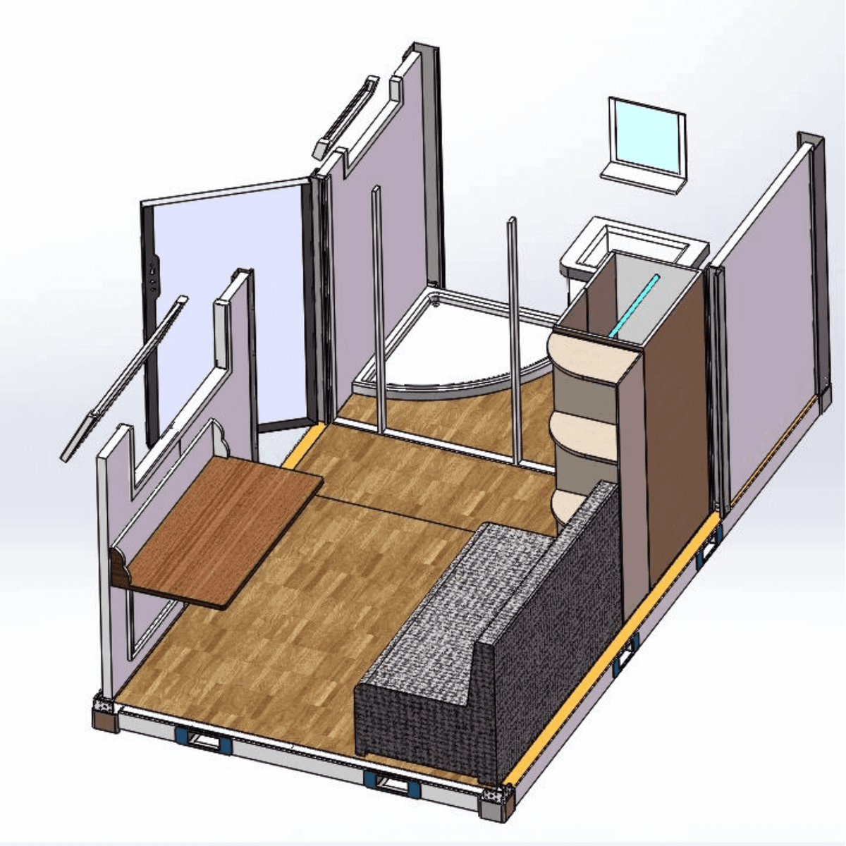 [CLEARANCE] Portable Office with Bedroom and Bathroom