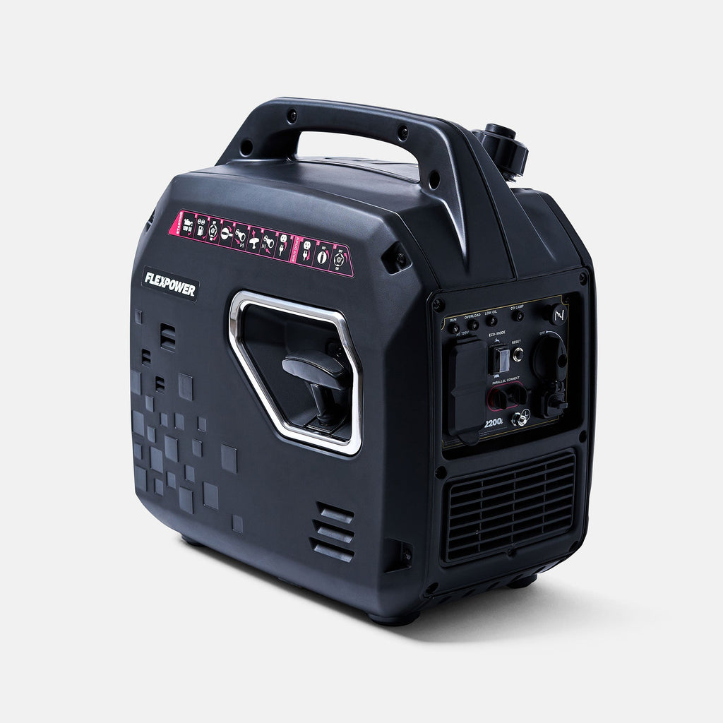 Flex Power® 2200i Silent Portable Inverter Generator- Gas Only