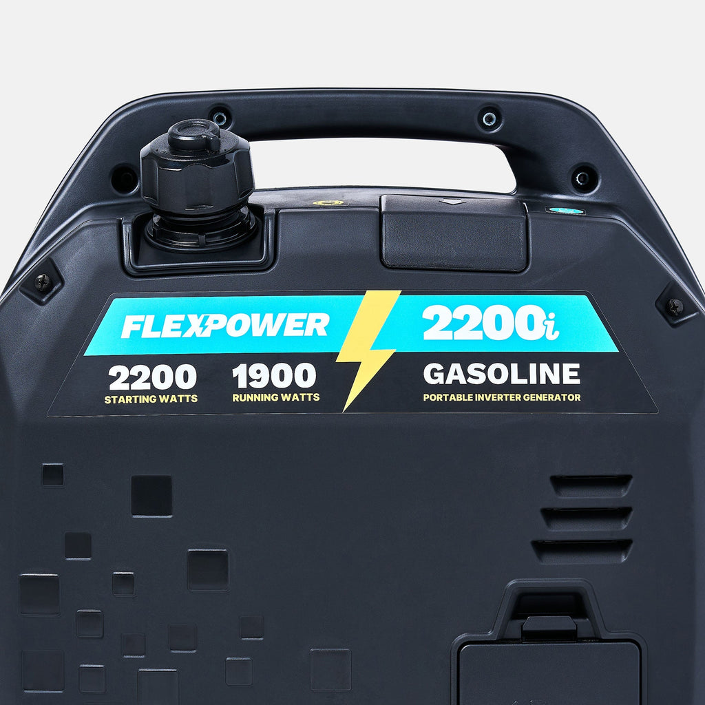 Flex Power® 2200i Silent Portable Inverter Generator- Gas Only