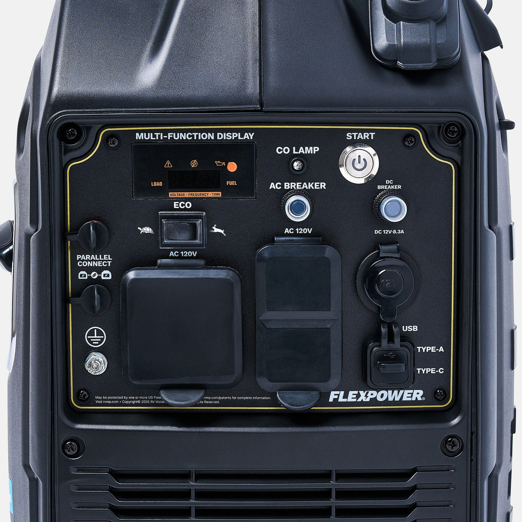 Flex Power® 3300ies Dual Fuel + Electric Start Silent Portable Inverter Generator