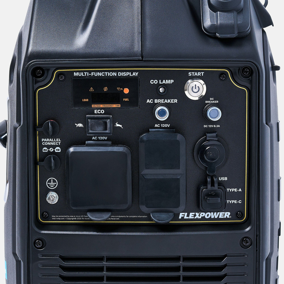 Flex Power® 3300ies Dual Fuel + Electric Start Silent Portable Inverter Generator
