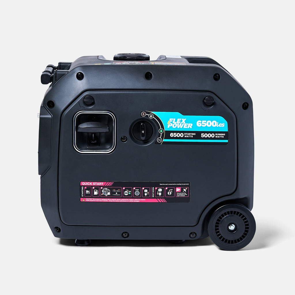 FlexPower® 6500ies Quiet Inverter Generator Gas Only