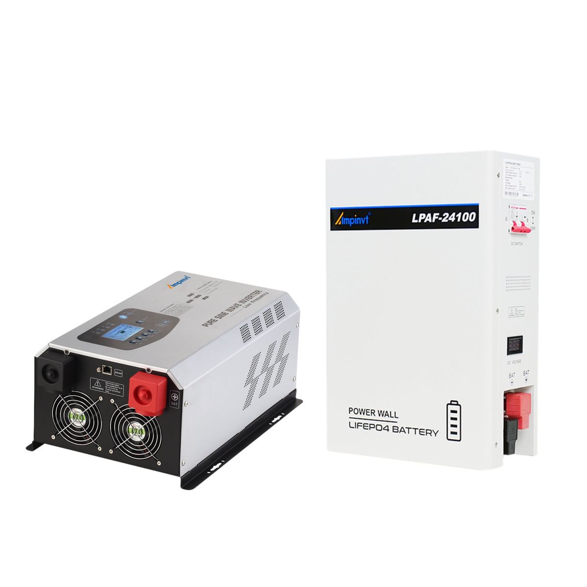 6000W DC 24V Split Phase Pure Sine wave Inverter with AC Charger