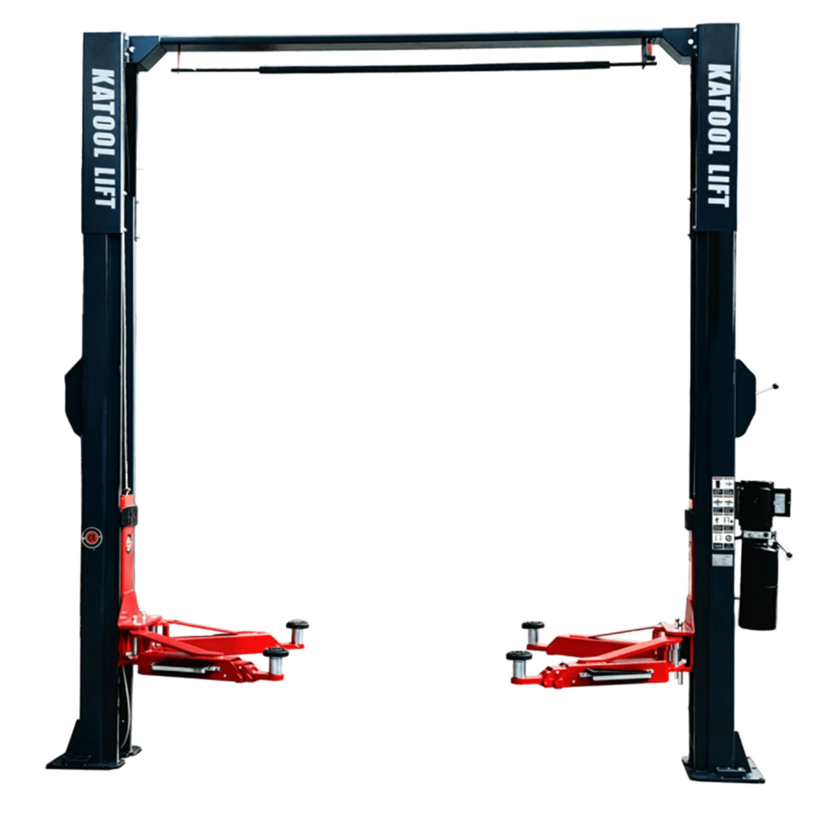 [CLEARANCE] KT-AS110D Two Post Asymmetrical Vehicle Lift 11,000lbs Single Point Lock Release