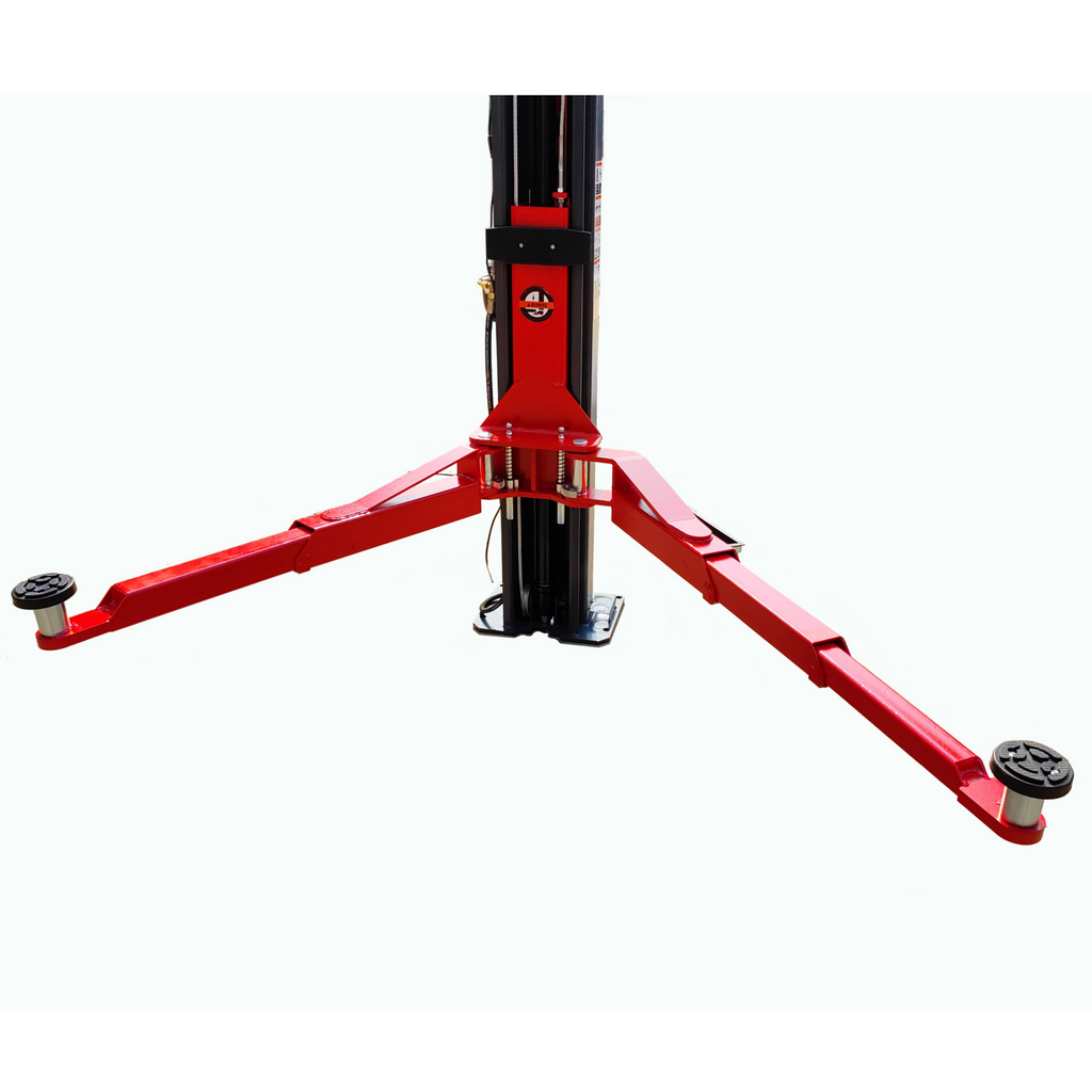 [CLEARANCE] KT-AS110D Two Post Asymmetrical Vehicle Lift 11,000lbs Single Point Lock Release