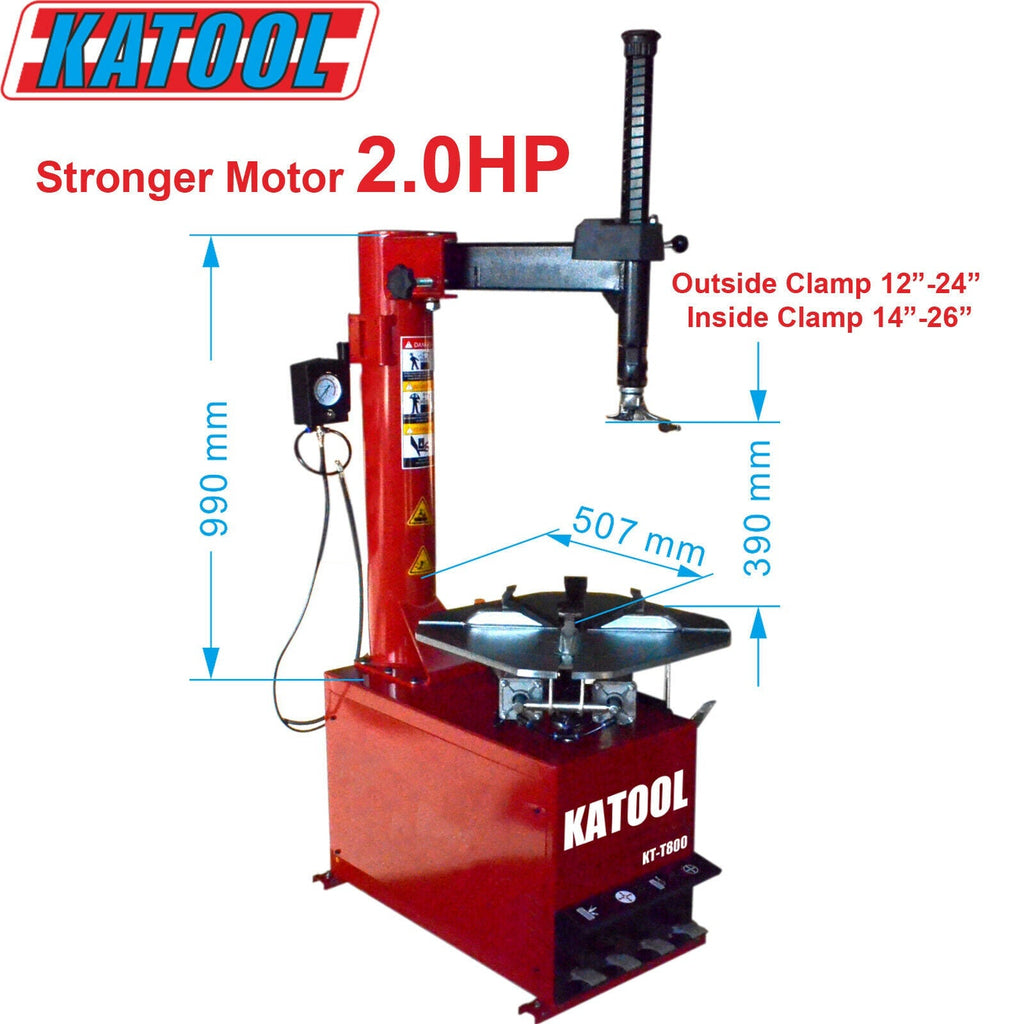 [CLEARANCE] KT-T800 Tire changer Motor 2.0HP home garage equipments