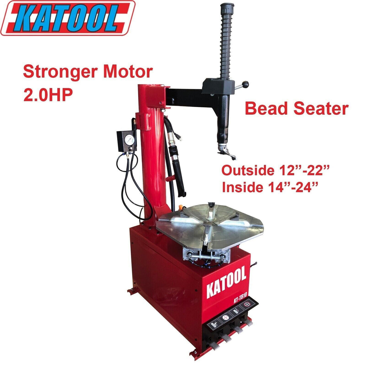 [CLEARANCE] KT-T810 Wheel Clamp Tire Changer Machine
