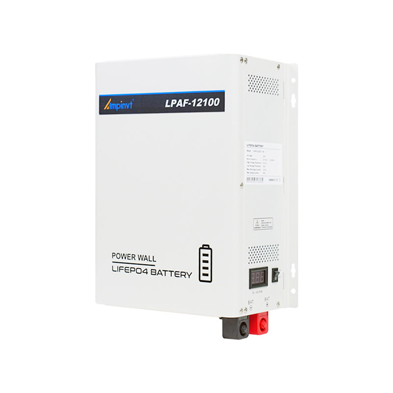 12V 100AH 1.2KWH Power Wall LiFePO4 Lithium Battery with BMS LP-AF12100