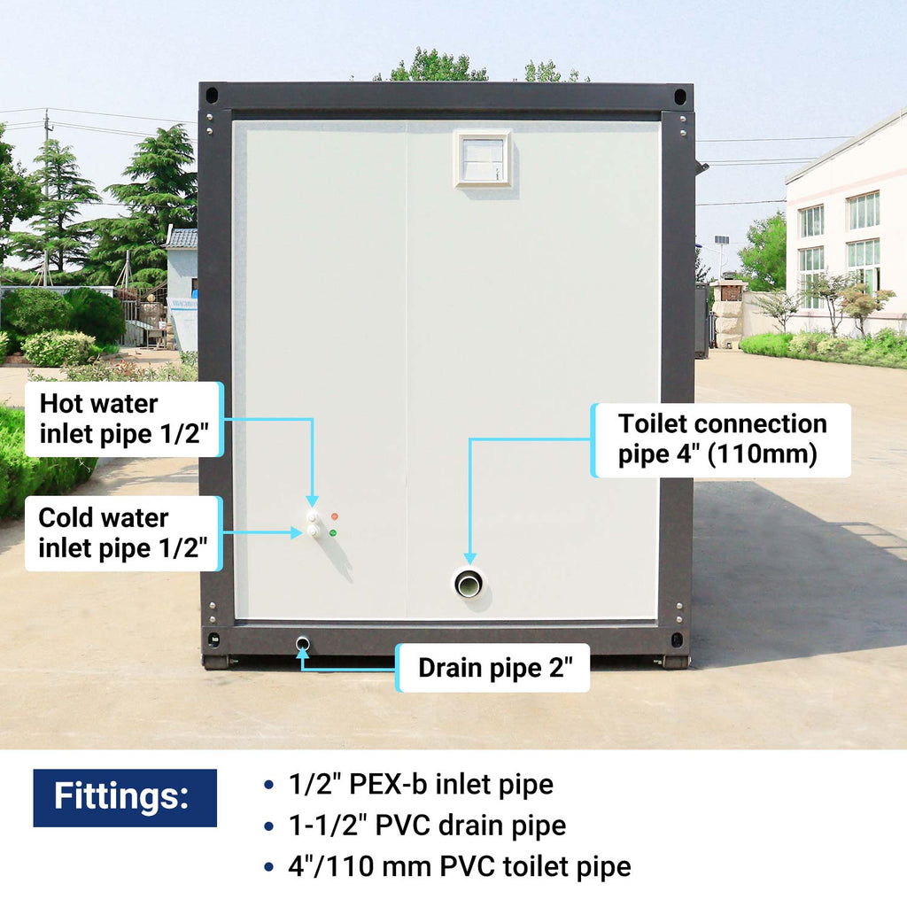 [CLEARANCE] Portable Office 7ft x 20ft with Bathroom