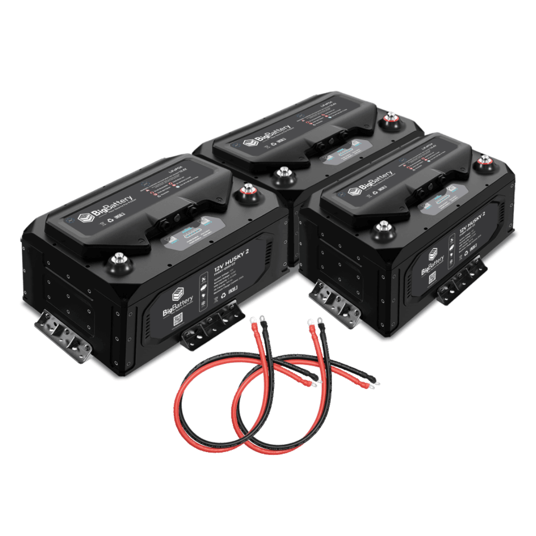 BigBattery HUSKY 2 12V 400Ah 5.12kWh LiFePO4 Battery - Off Grid Stores