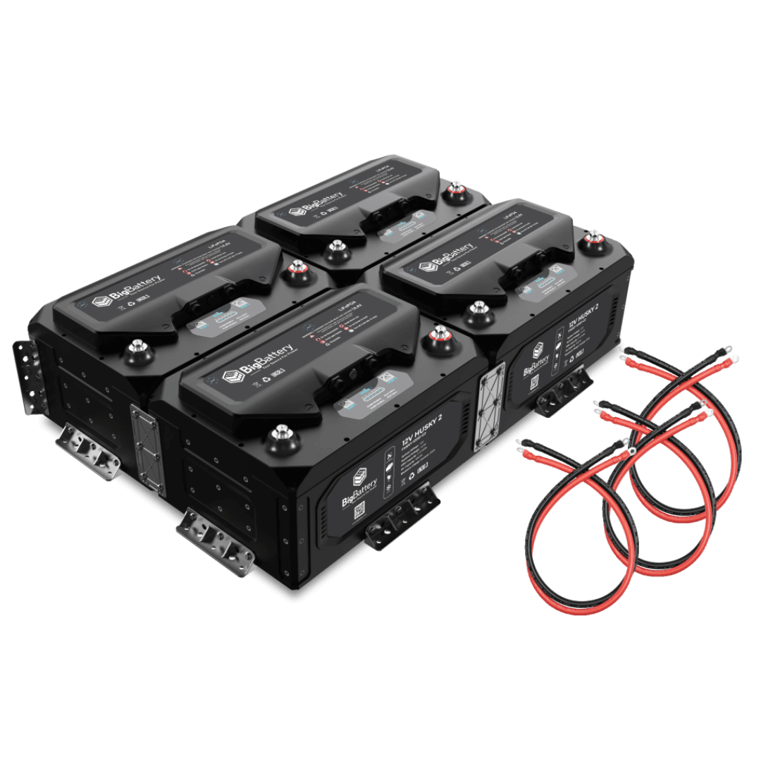 BigBattery HUSKY 2 12V 400Ah 5.12kWh LiFePO4 Battery - Off Grid Stores