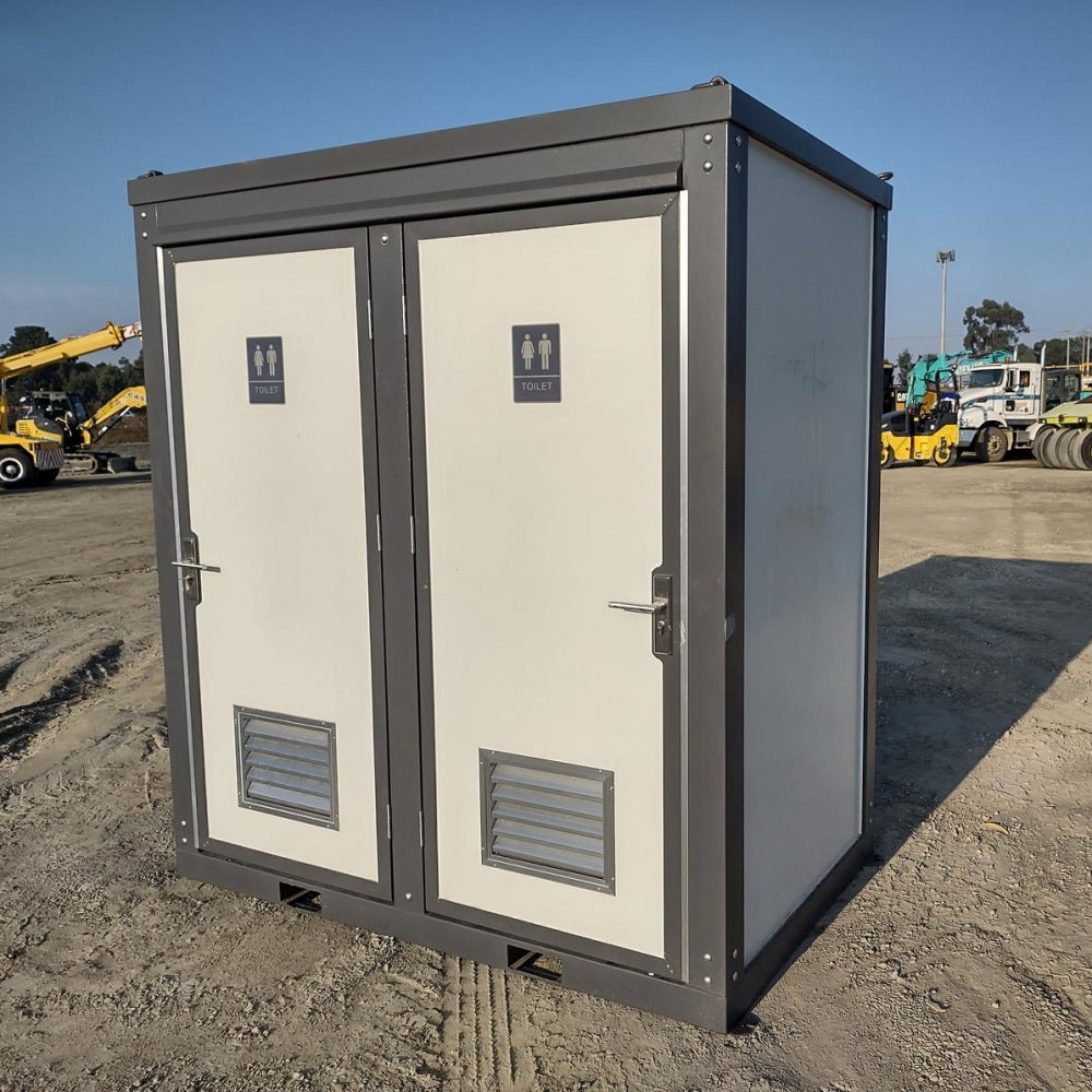 [CLEARANCE] 2 Stalls Portable Toilet with Sink