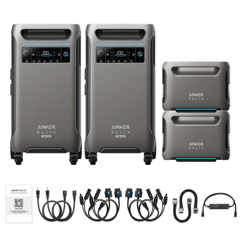 [Double Kit] Anker SOLIX F3800 Plus + Expansion Batteries - Off Grid Stores