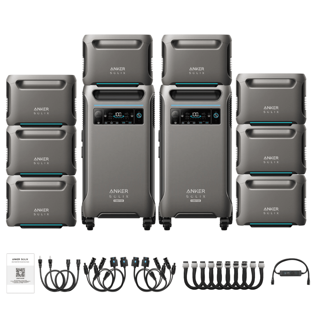 [Double Kit] Anker SOLIX F3800 Plus + Expansion Batteries - Off Grid Stores