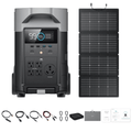 EcoFlow DELTA Pro Solar Generator + 220W Portable Solar Panels - Off Grid Stores