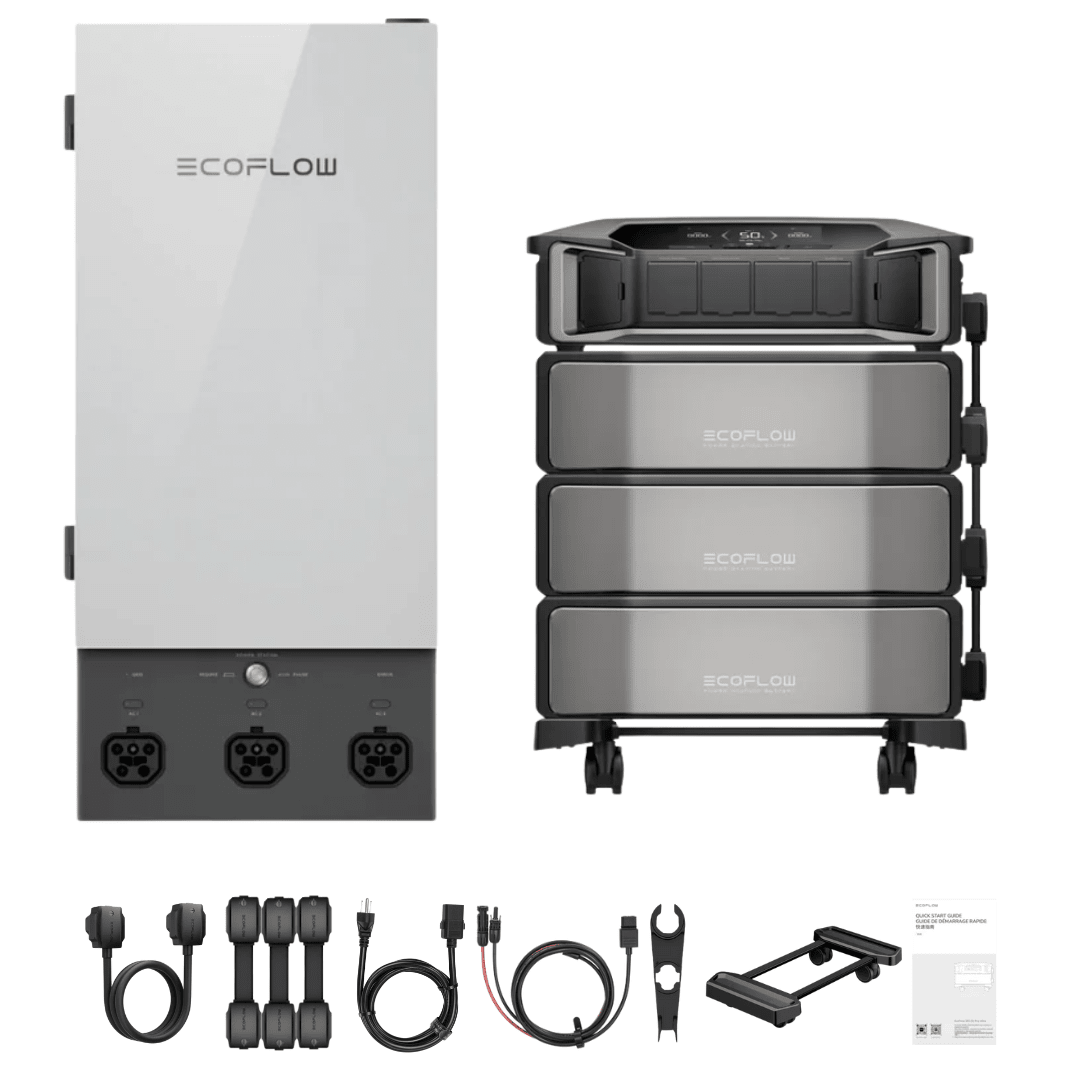 EcoFlow DELTA Pro Ultra Inverter + Batteries + Smart Home Panel 2 Bundle - Off Grid Stores