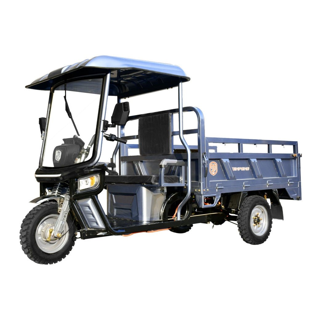 [CLEARANCE] 1500W Electric Cargo Tricycle Truck with Canopy