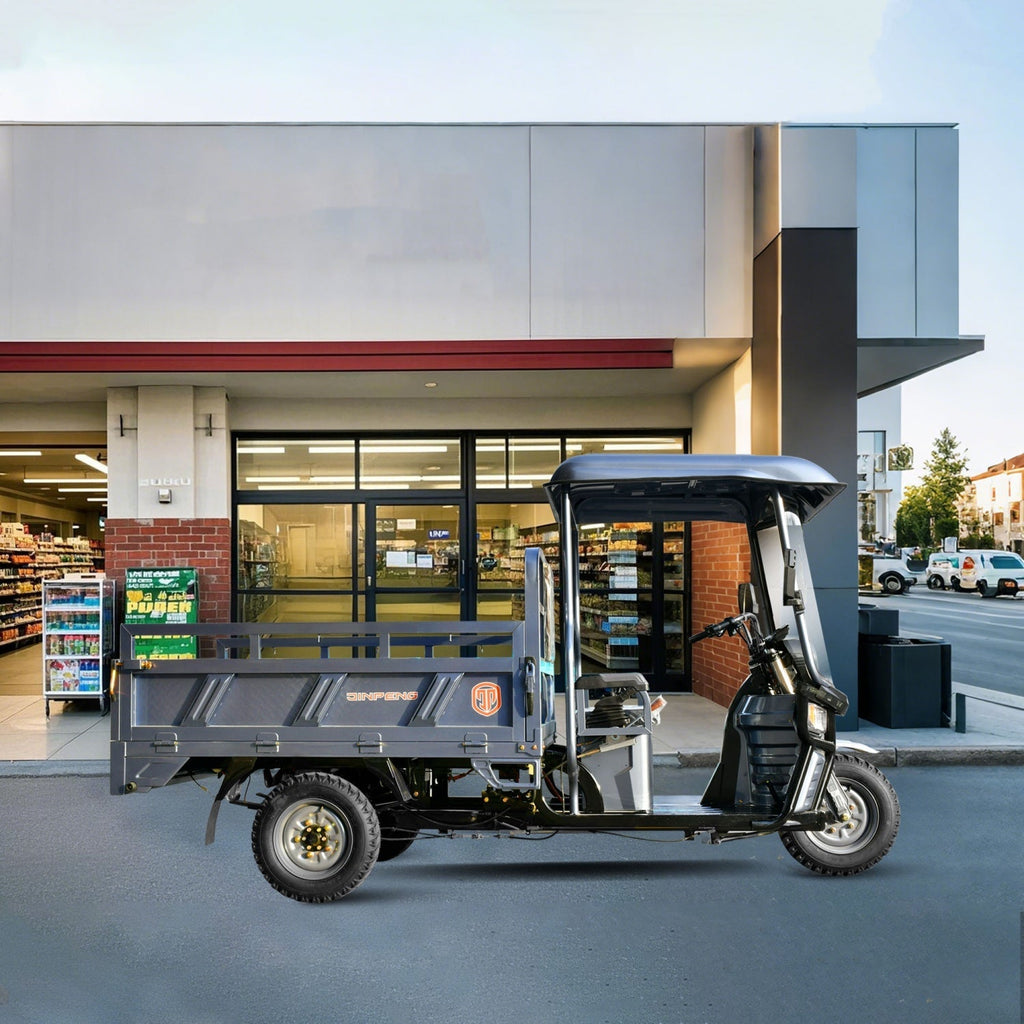 [CLEARANCE] 1500W Electric Cargo Tricycle Truck with Canopy
