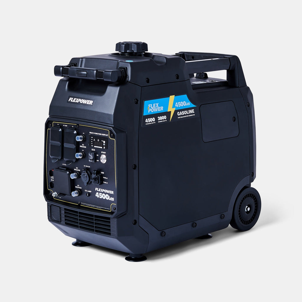 FlexPower® 4500ies Quiet Inverter Generator with Electric Start - Gas Only