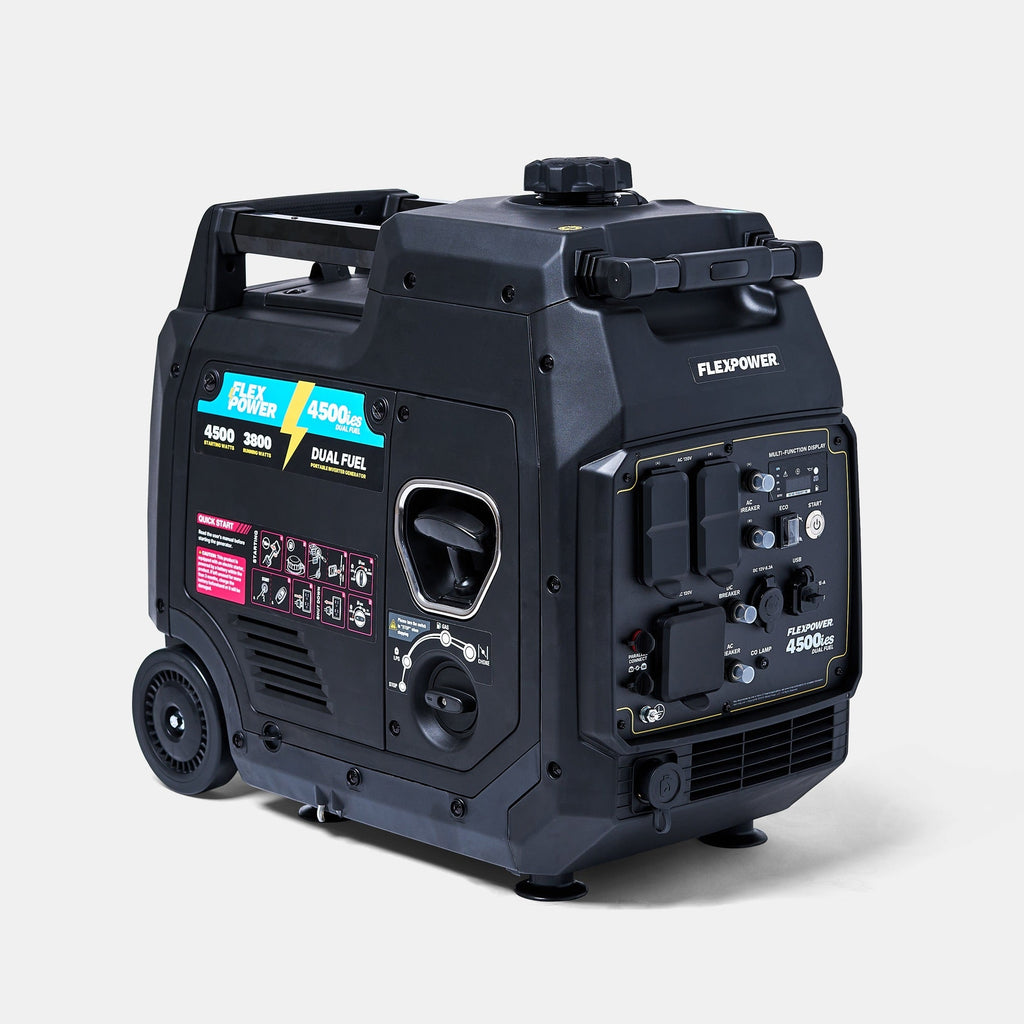 FlexPower® 4500ies Quiet Inverter Generator Dual Fuel