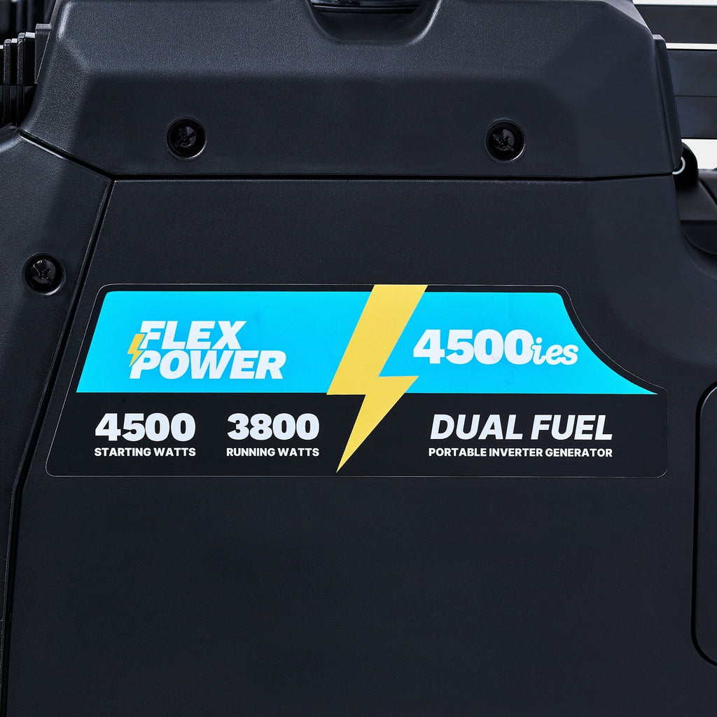 FlexPower® 4500ies Quiet Inverter Generator Dual Fuel