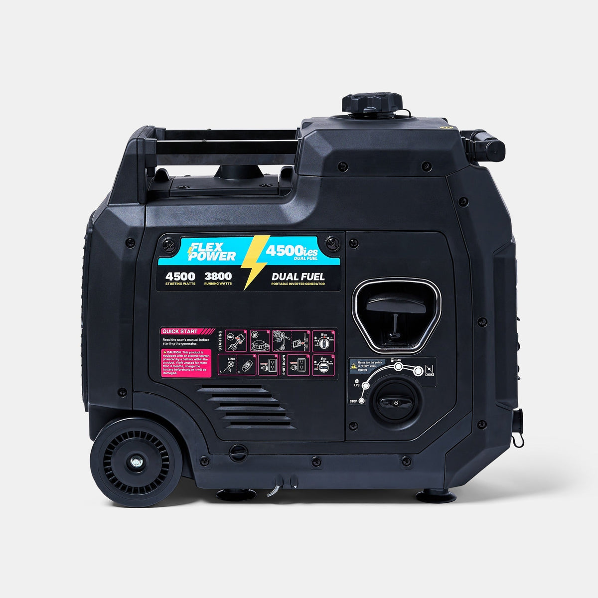 FlexPower® 4500ies Quiet Inverter Generator Dual Fuel