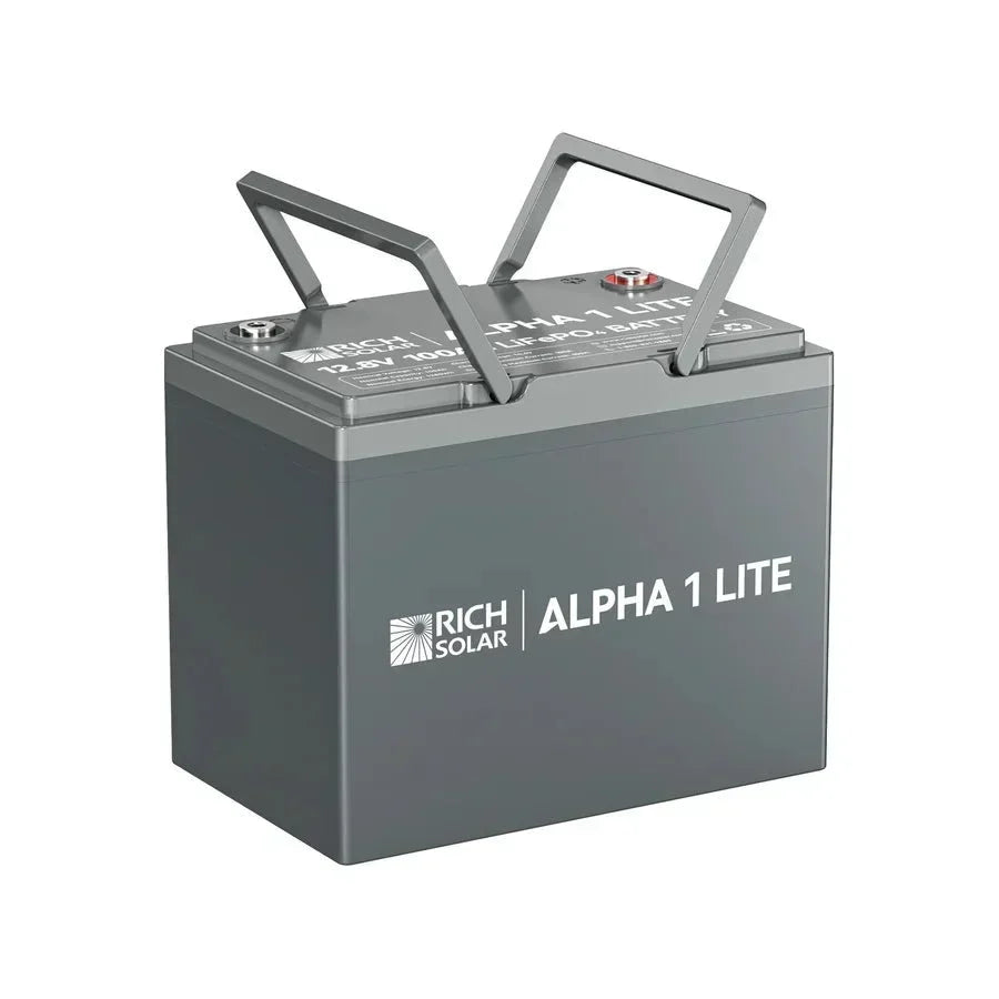 Rich Solar ALPHA 1 LITE 12V 100Ah LiFePO4 Lithium Battery