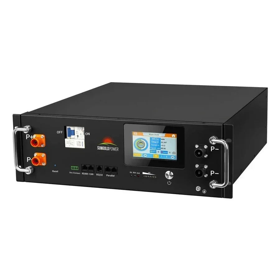 SunGoldPower CoreX 5 Pro Server Rack 48V 100AH Residential Energy Storage Battery Pack - Off Grid Stores